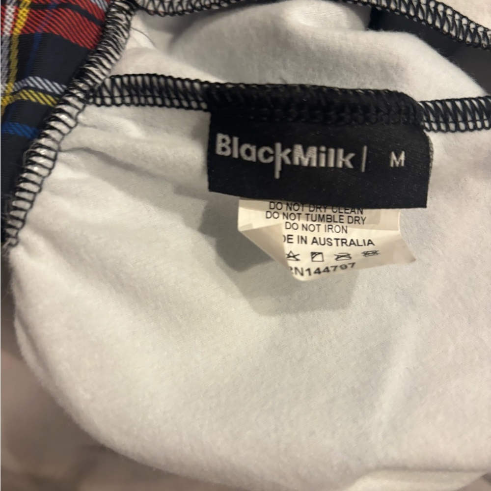 Blackmilk Tartan Old School Pocket MIDI Skirt - Picture 3 of 4